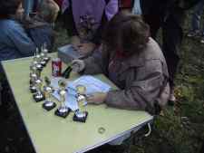 Andrea ermittelt die Punkte