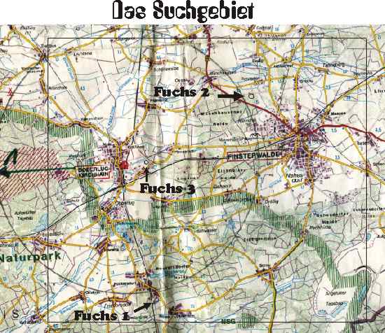 Das Suchgebiet war nicht sehr gross