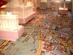 Karte mit den Geb&auml;uden